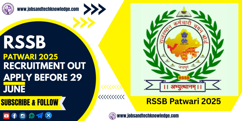 RSSB Patwari 2025