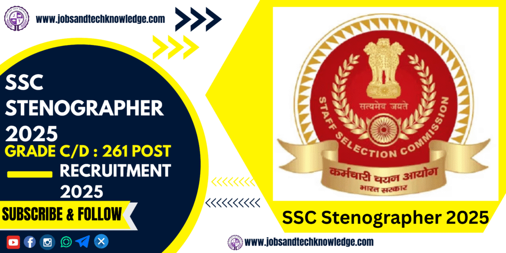 SSC Stenographer 2025