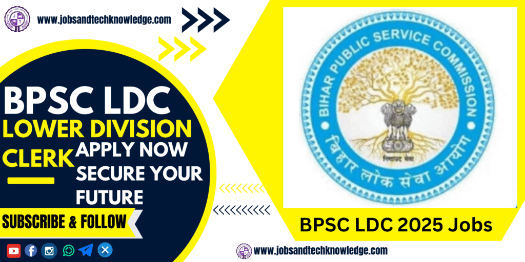 BPSC LDC 2025 Jobs