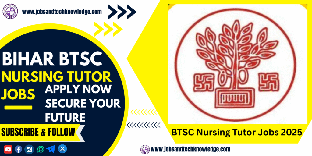 Bihar BTSC Nursing Tutor