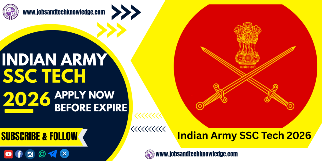 Indian Army SSC Tech