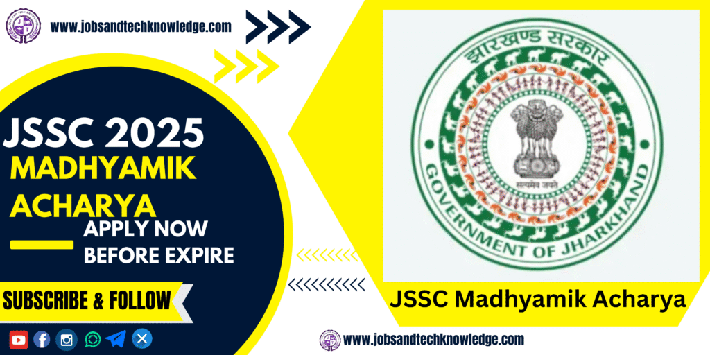 JSSC Madhyamik Acharya