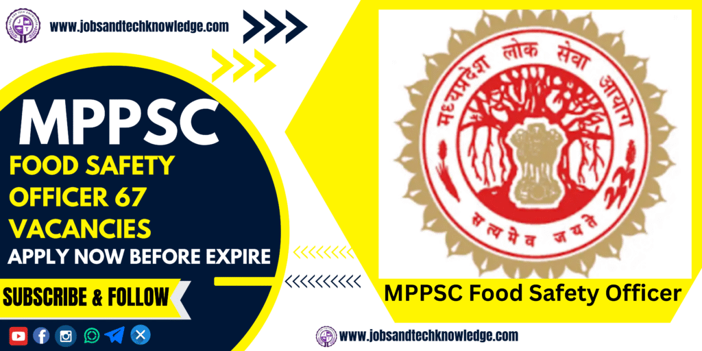 MPPSC Food Safety