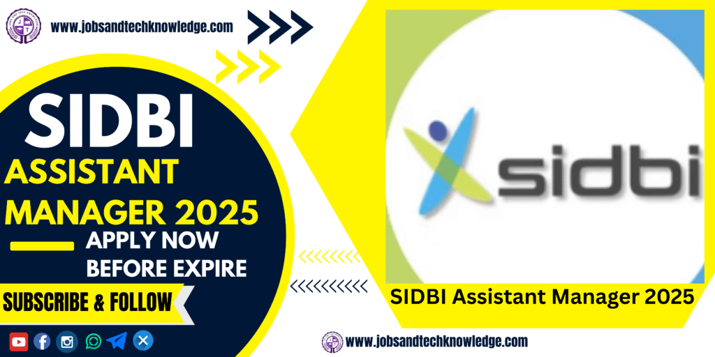 SIDBI Assistant Manager